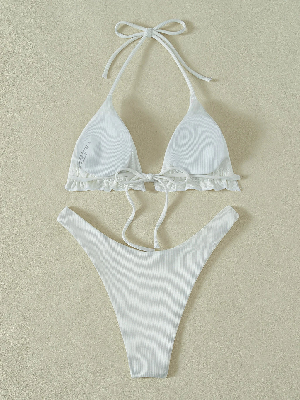 Swim SXY 2-Piece Solid Colored Sexy Swimwear For Holiday Beach Summer