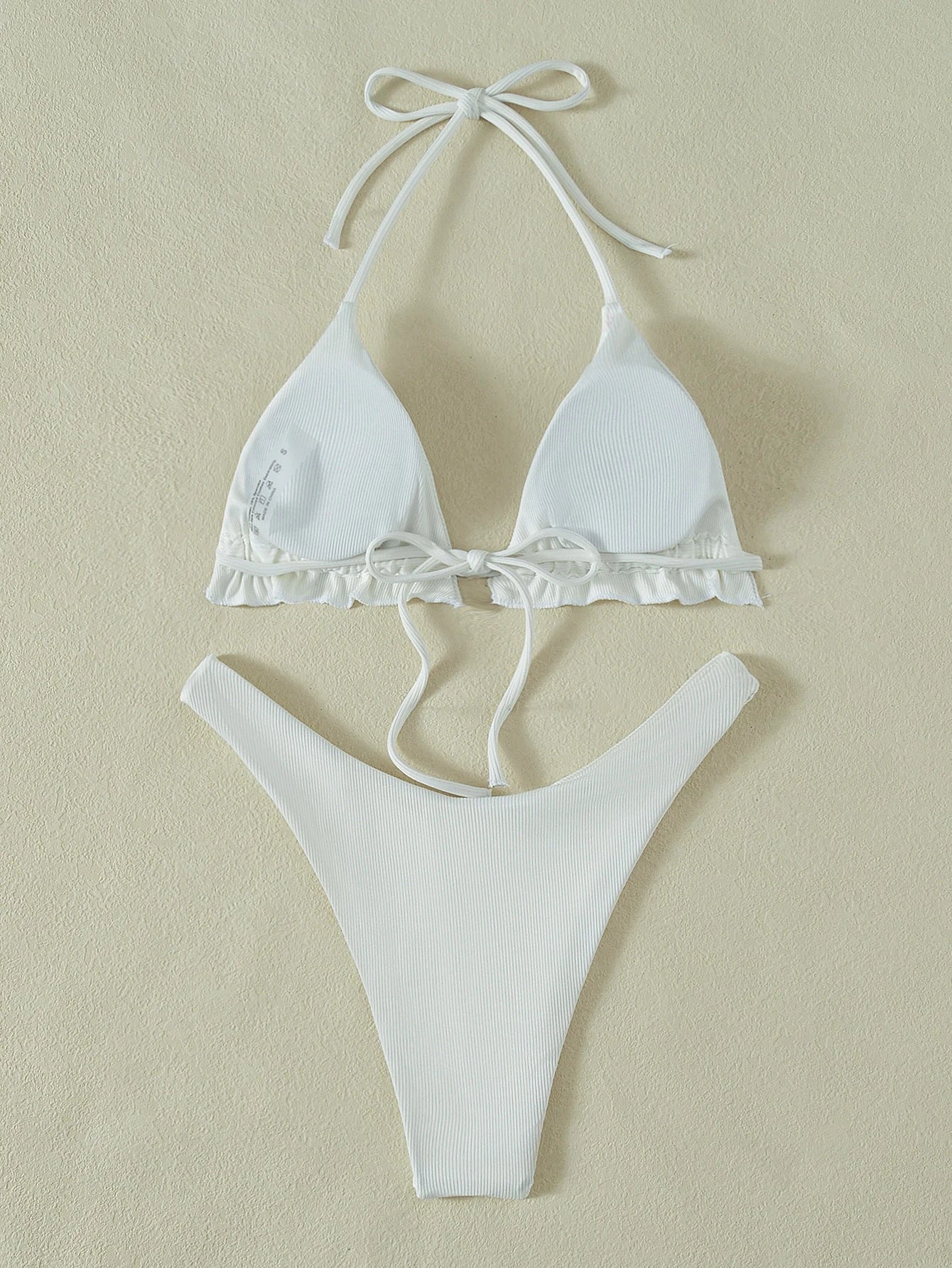 Swim SXY 2-Piece Solid Colored Sexy Swimwear For Holiday Beach Summer
