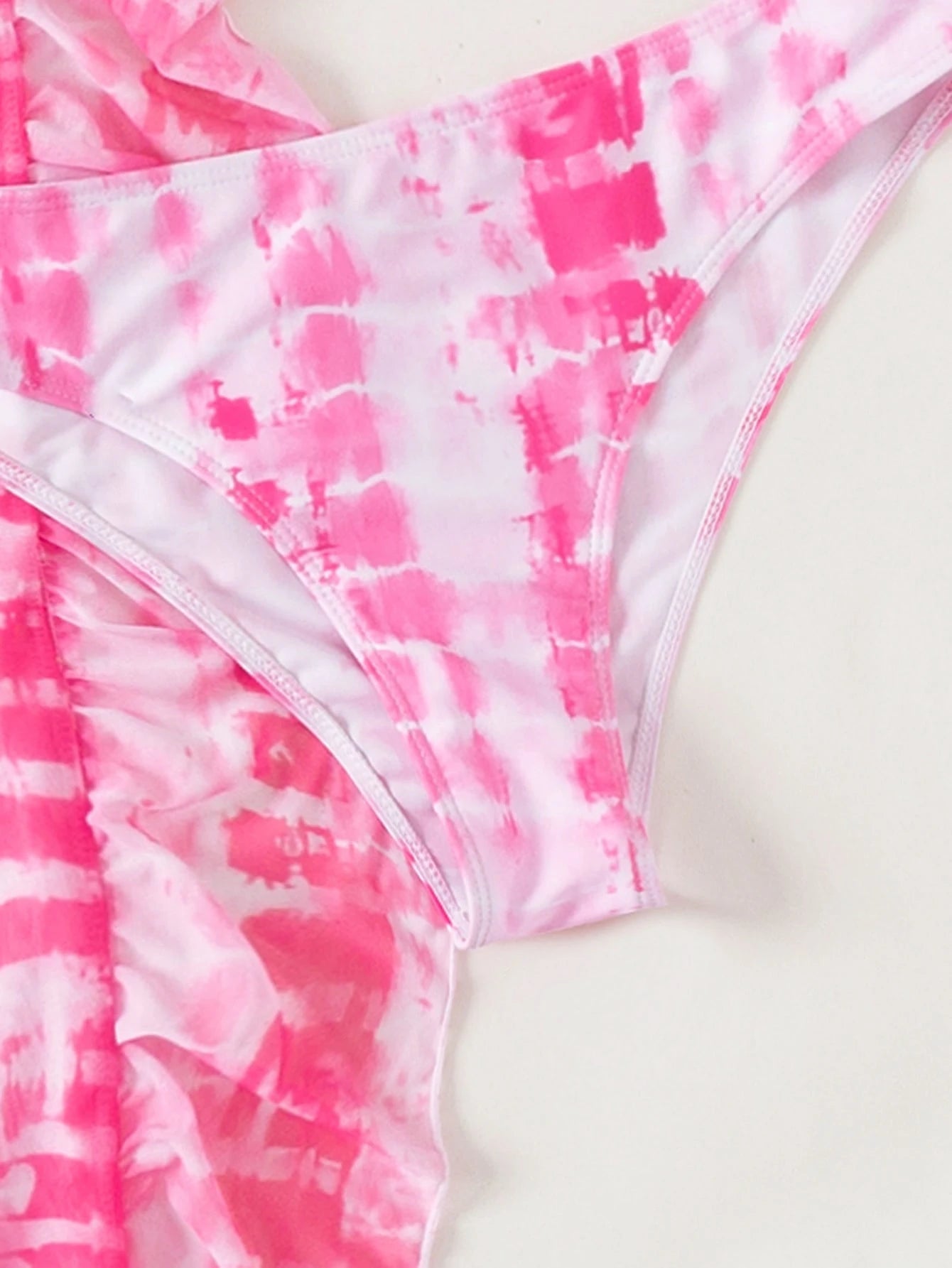 Slaydiva Summer Beach Women Tie Dye Halter Bikini Set With Separated Bikini Set, Cover-Up Shirt, Long Pants - image 9