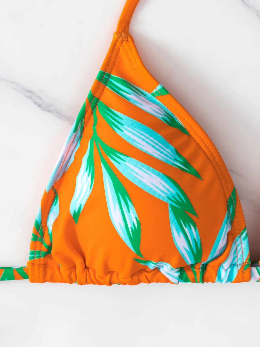 Swim Vcay Women's Summer Beach Tropical Plant Print Halter Tie Sexy
