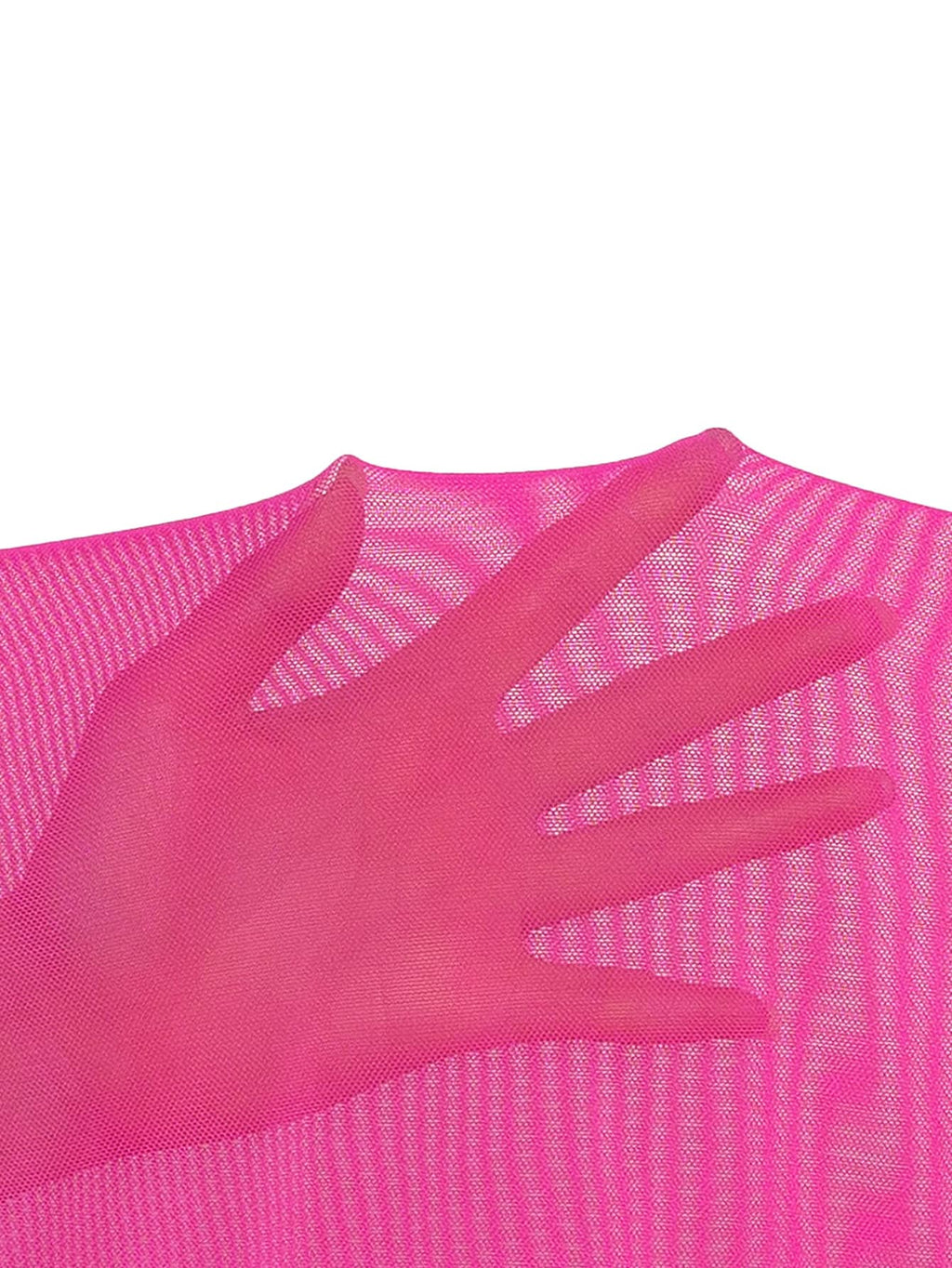 Swim SXY Summer Beach Solid Ripped Mesh Cover Up - image 10