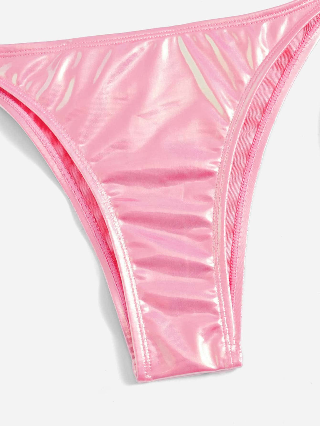 Swim Women's Beach Swimwear Set With Metallic Decor For Summer Beach Vacation