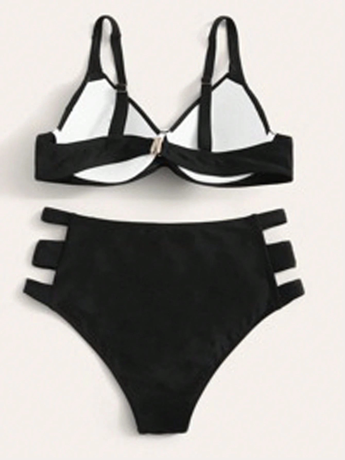 Swim Lushoire Summer Beach Cut Out Bikini Set