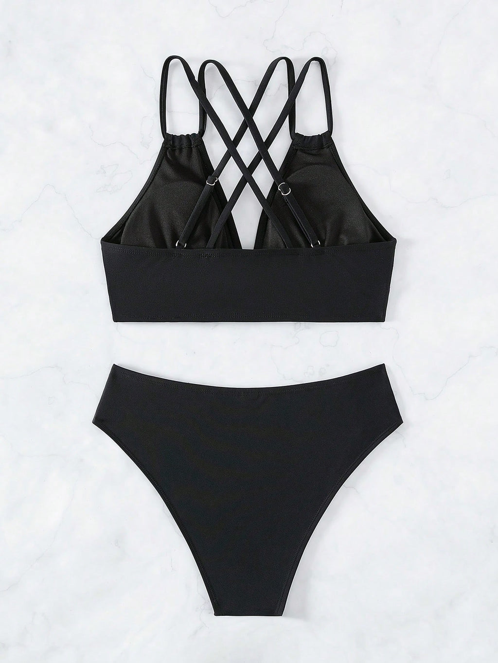 Swim Summer Beach Criss Cross Bikini Set
