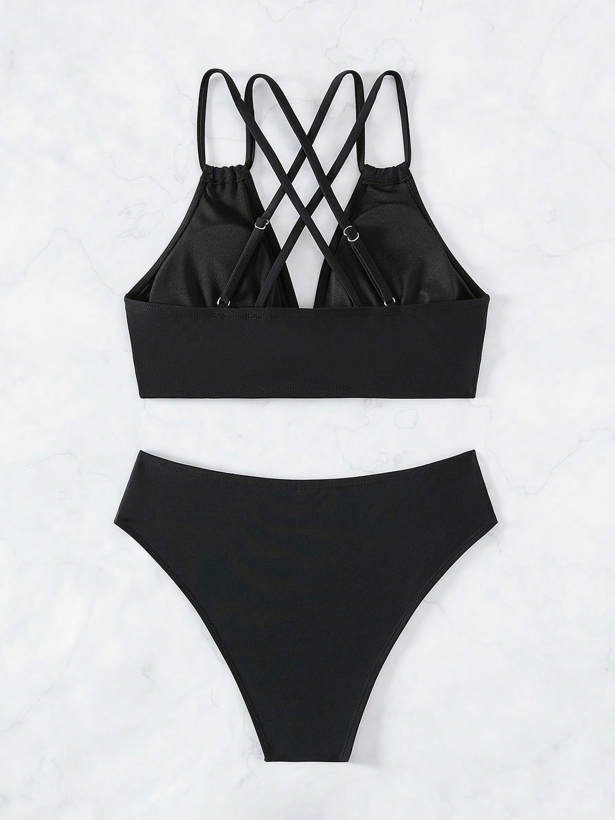 Swim Summer Beach Criss Cross Bikini Set - image 6
