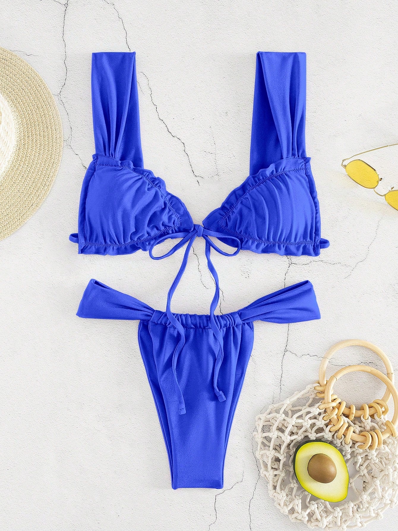 New Fashion Sexy Solid Color Bikini For Women Featuring Separated