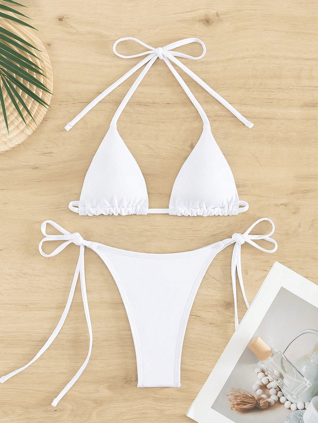 Plain Color Sexy Bikini Swimwear, Beach Holiday Swimwear, Summer