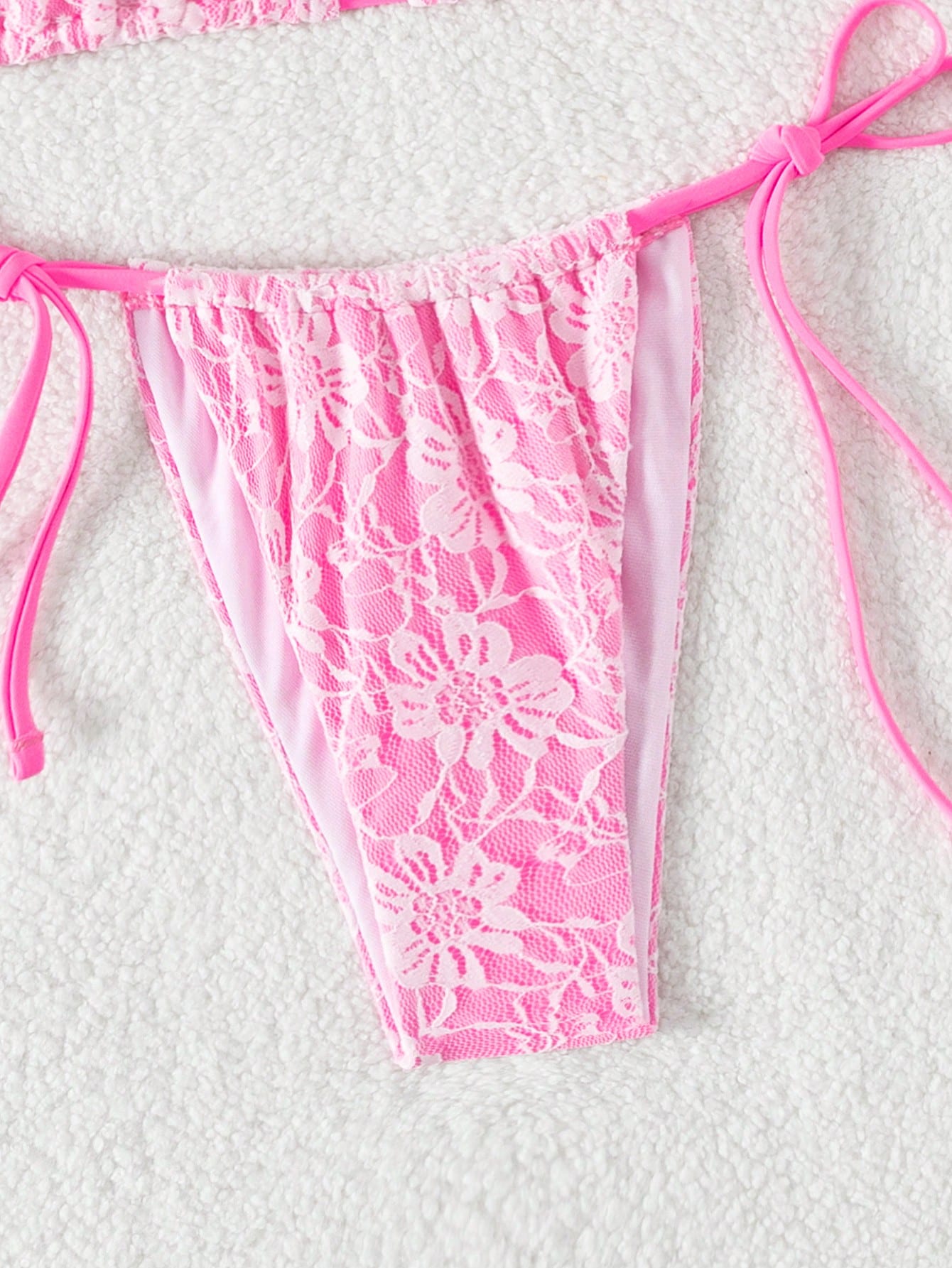 Swim Mod Women 3-Piece Bikini Set (Micro Triangle) For Summer Beach