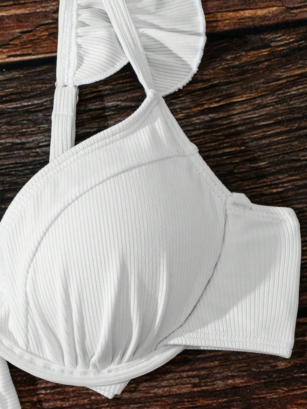 Swim Mod Summer Beach Bikini Set With Ruffled Edges And Steel Wire Support - image 8