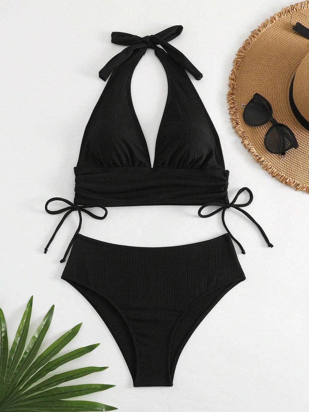 Swim Vcay 2022 Minimalist Solid Color Bikini Summer