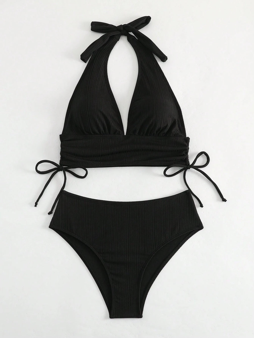 Swim Vcay 2022 Minimalist Solid Color Bikini Summer