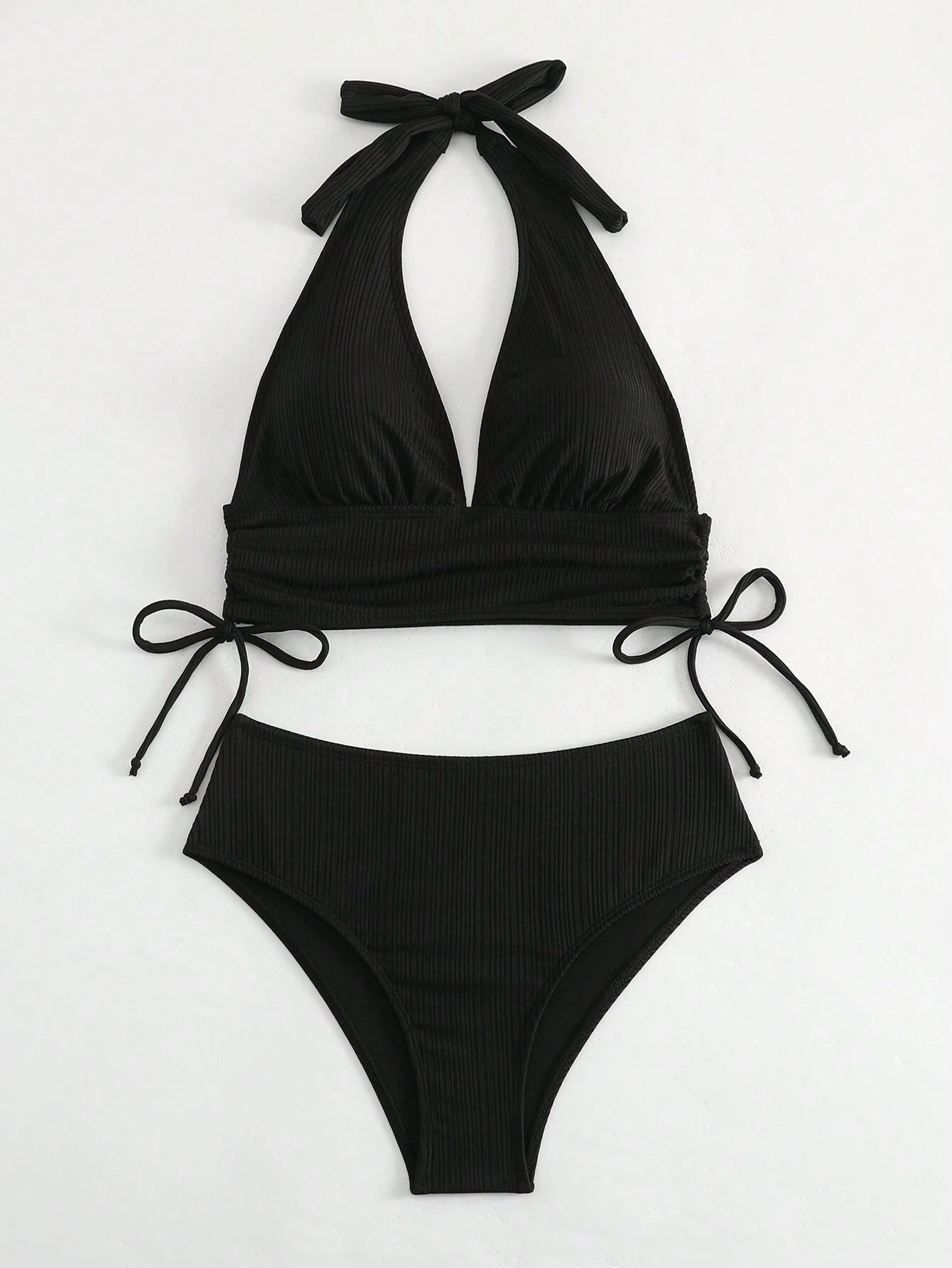 Swim Vcay 2022 Minimalist Solid Color Bikini Summer