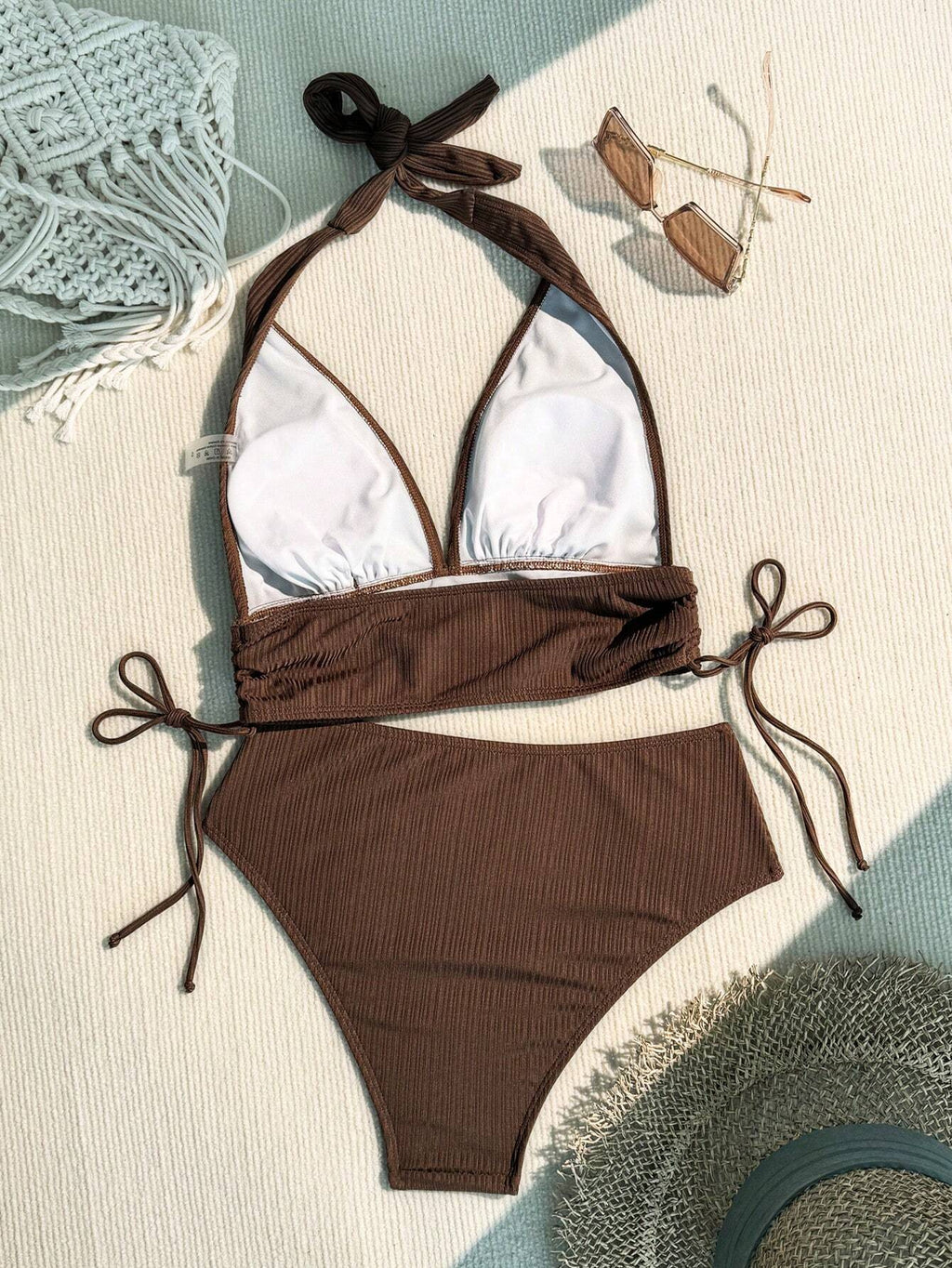 Swim Vcay 2022 Minimalist Solid Color Bikini Summer