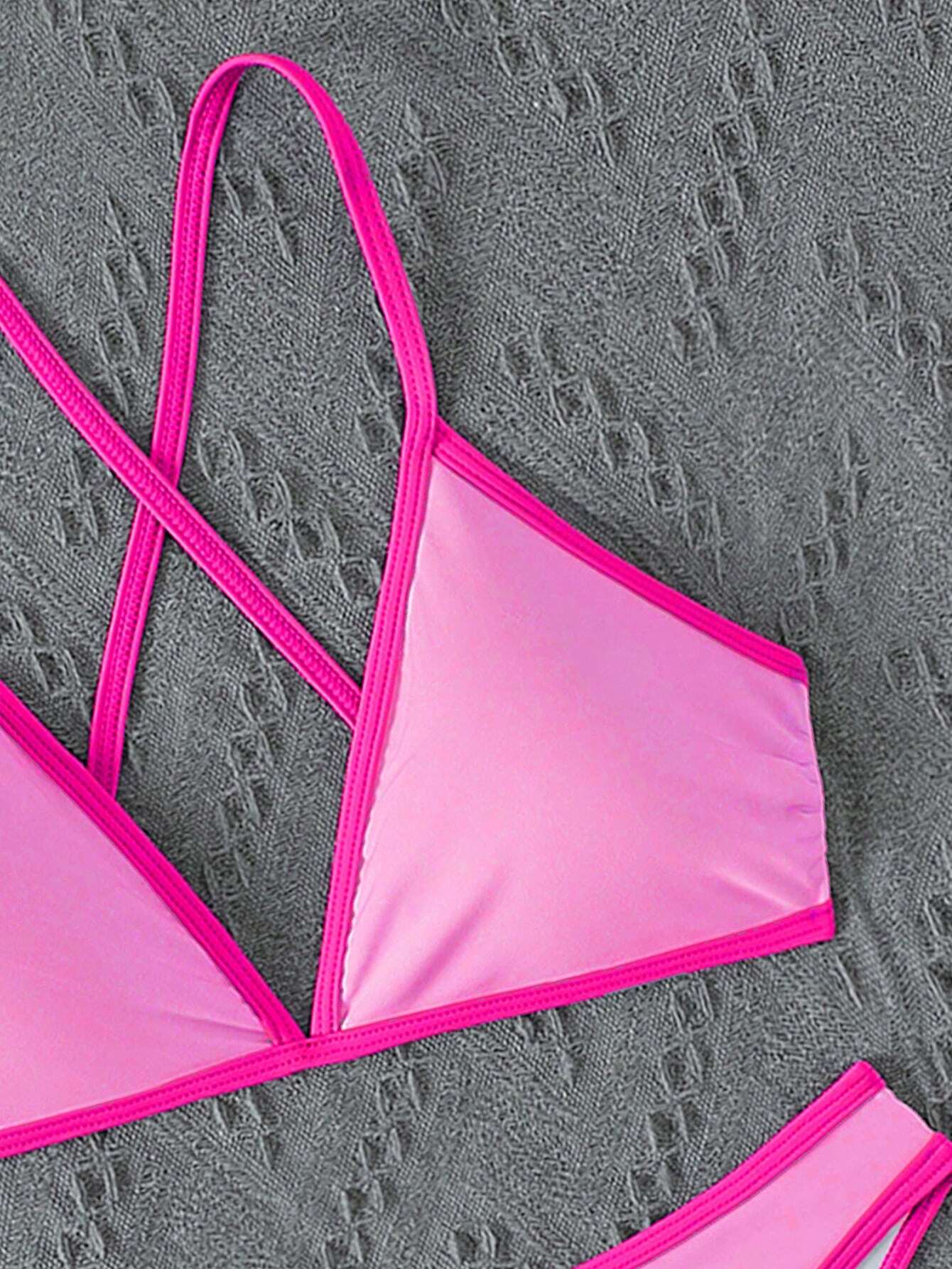 Swim Vcay 2026 Spring/Summer Sweet & Spicy Girl Vintage Triangle Bikini, Small C