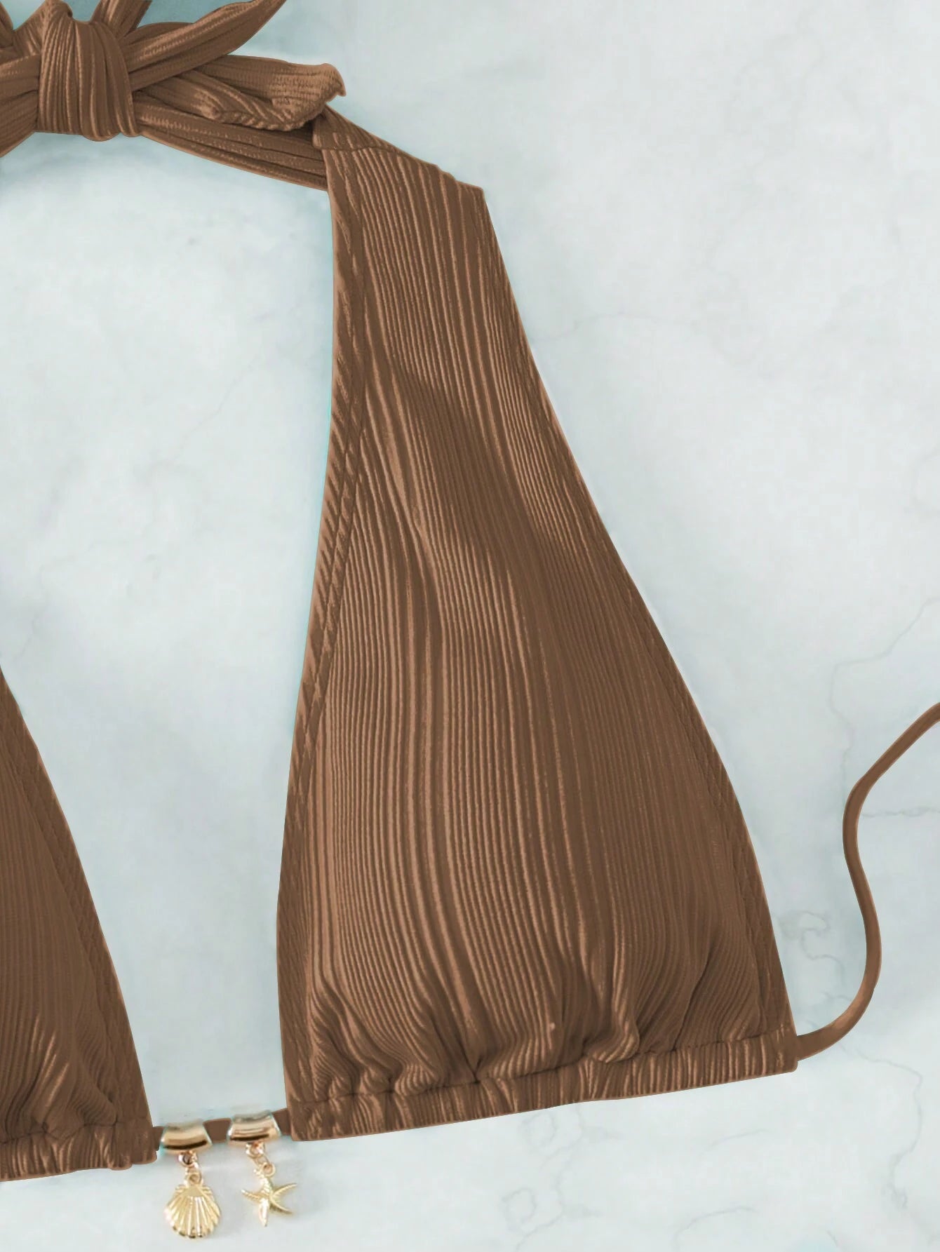 Swim Vcay Swim Suits For Women Summer Beach Chain Linked Halter