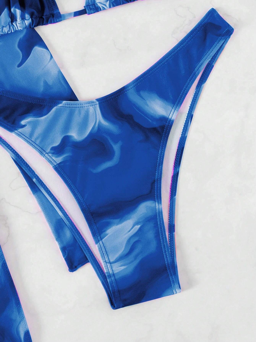 Swim Vcay Summer Beach Tie Dye Printed Two-Piece Bikini Set - image 12
