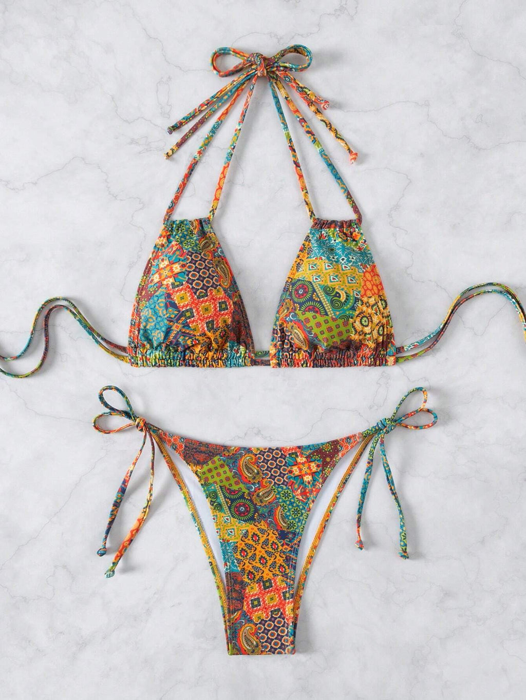 Swim Vcay Swim Suits For Women Bikini Set, Random Print, 2pcs, Purchased Copyright Summer Beach - image 13