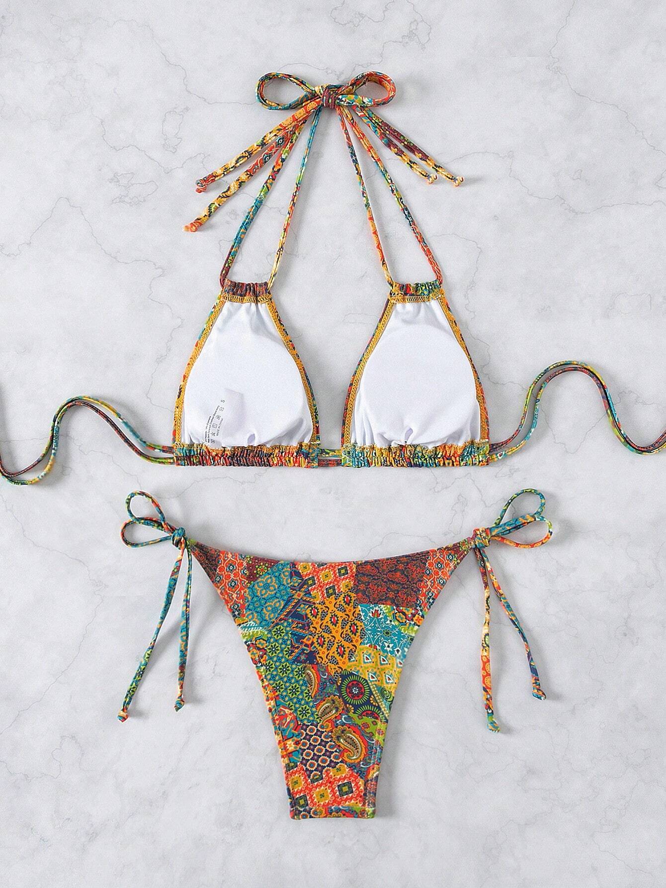 Swim Vcay Swim Suits For Women Bikini Set, Random Print, 2pcs, Purchased Copyright Summer Beach - image 14
