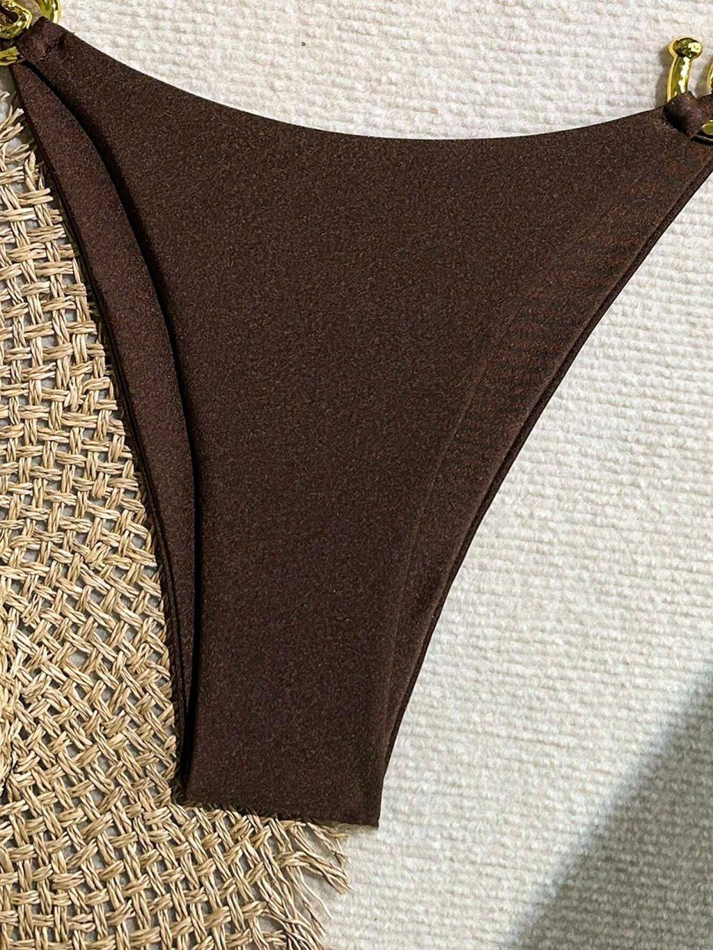 Swim Chiccia Women's Solid Color Fashionable Sexy Bikini Set Summer