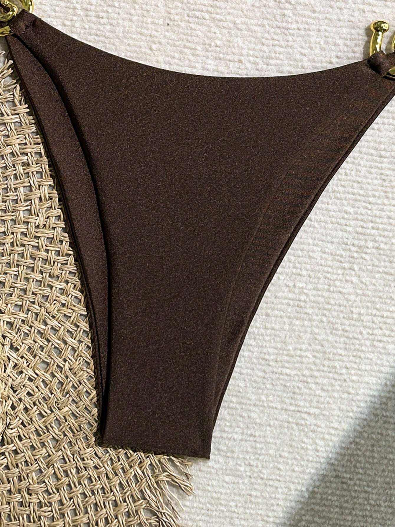 Swim Chiccia Women's Solid Color Fashionable Sexy Bikini Set Summer