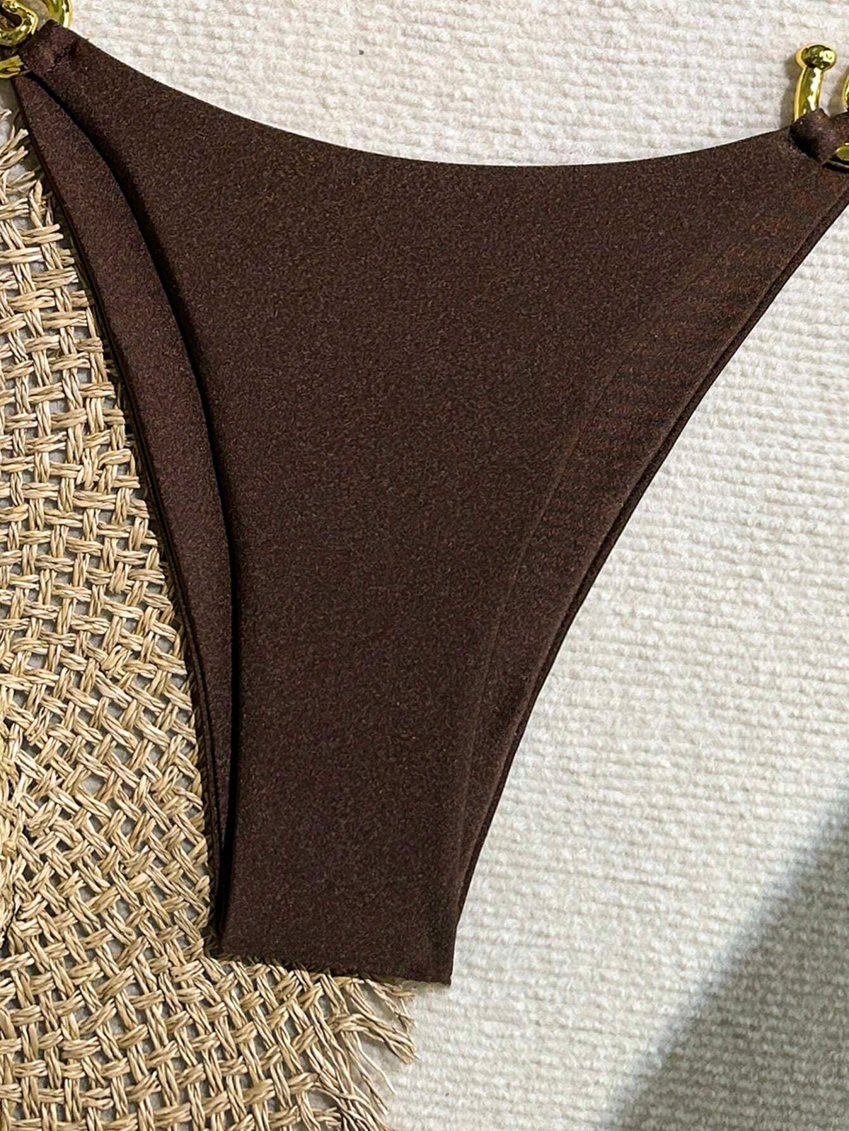 Swim Chiccia Women's Solid Color Fashionable Sexy Bikini Set Summer - image 13