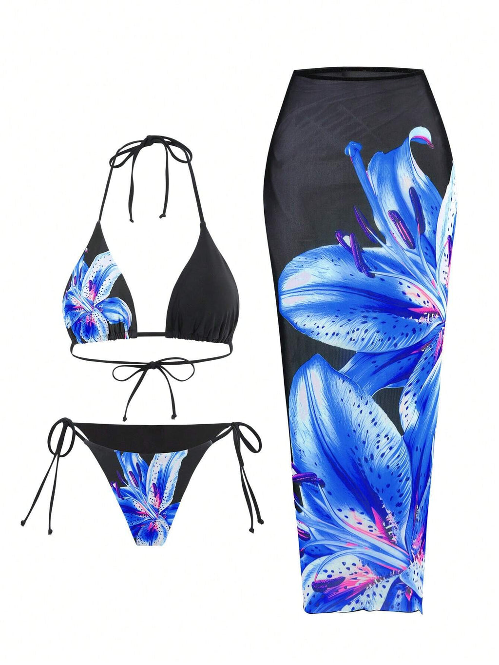Swim Oasis 2025 Women's Casual Vacation Spaghetti Strap Triangle Top