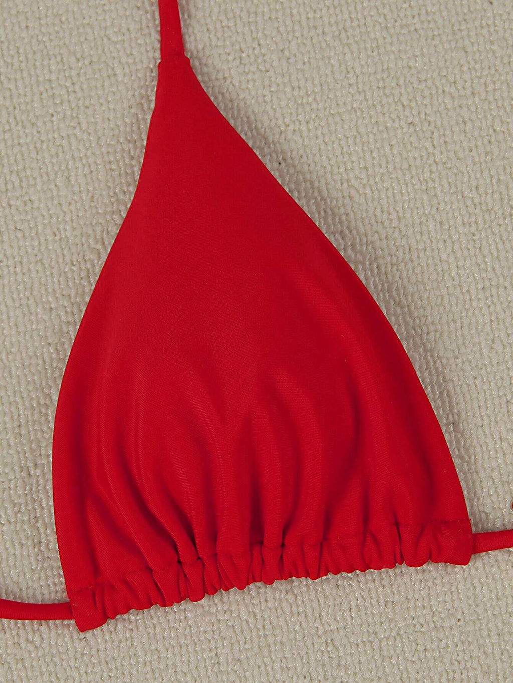 Summer Sexy Metal Starfish Decor Solid Color Women's Bikini Two