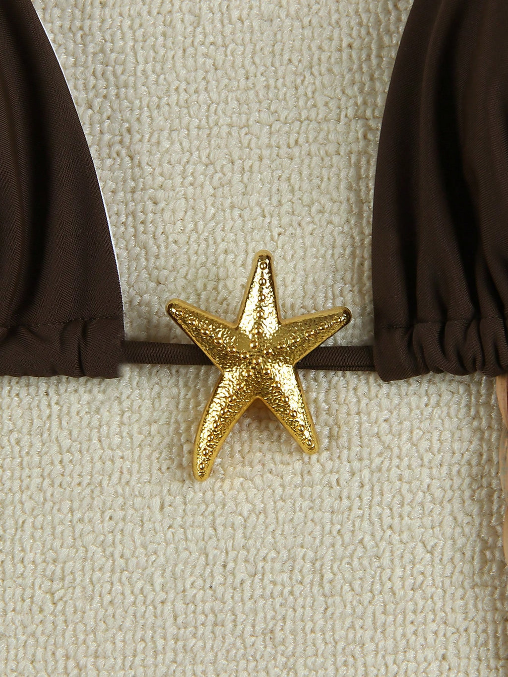 Sexy Starfish Print Bikini Swimsuit For Women, American Style Summer