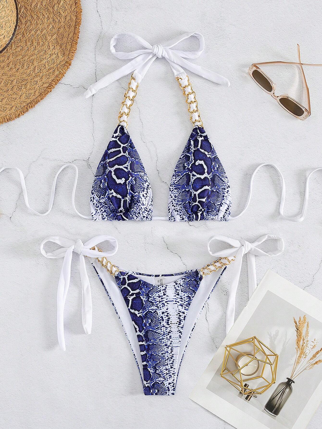 New Style Women's European & American Two Pieces Bikini Swimwear Set, For Summer