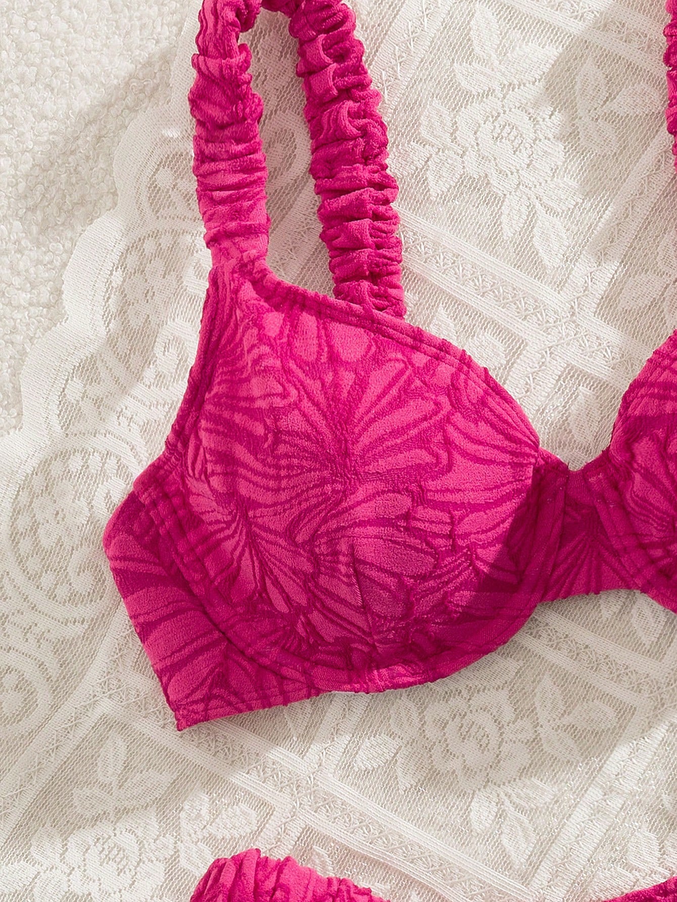 Swim Mod 2pcs/Set Women Springbreak Beach Wear Summer Outfits, Solid