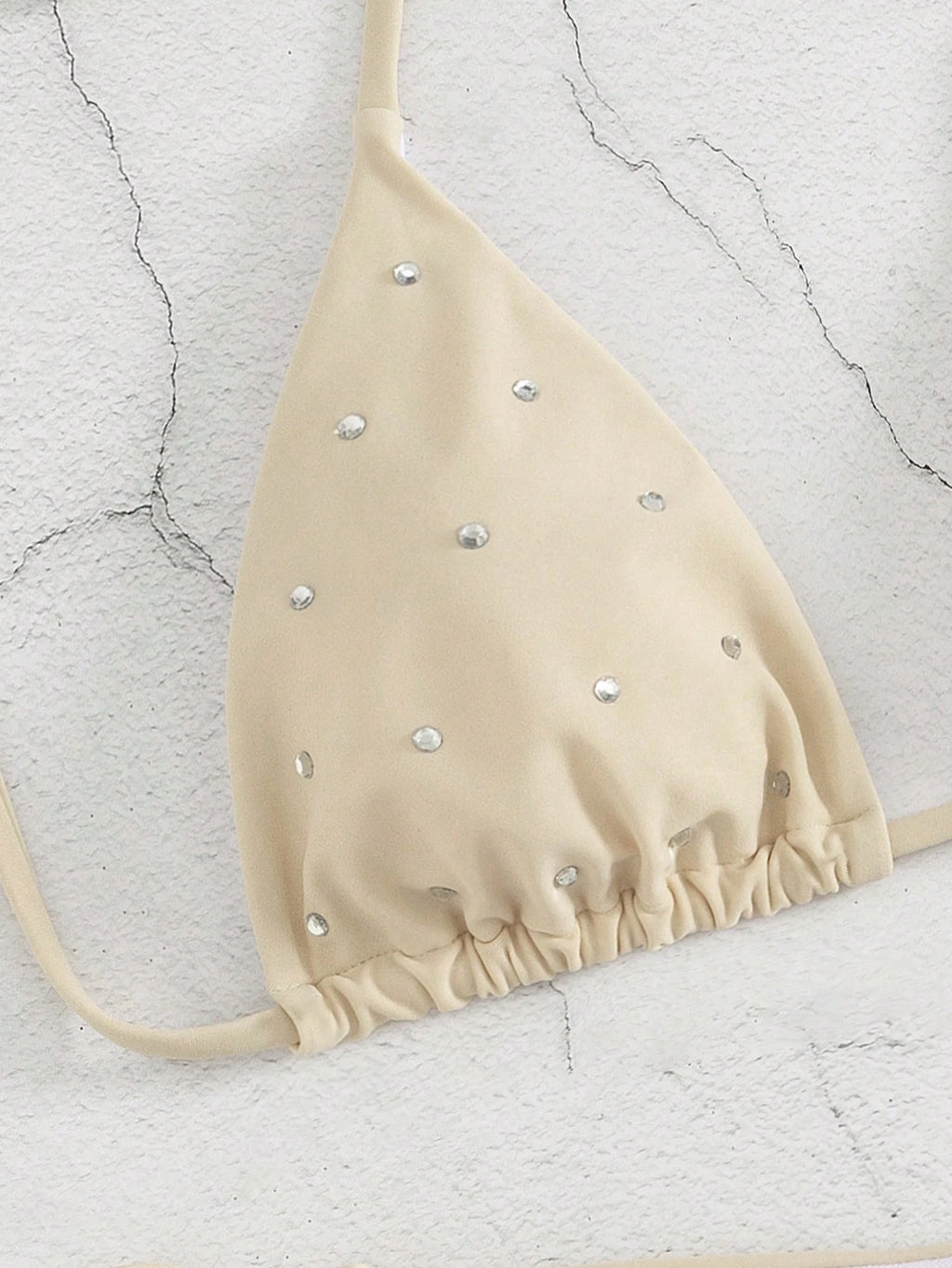 New Arrival Women Rhinestone Decor Bikini Two Pieces Swimwear Set, European & Am