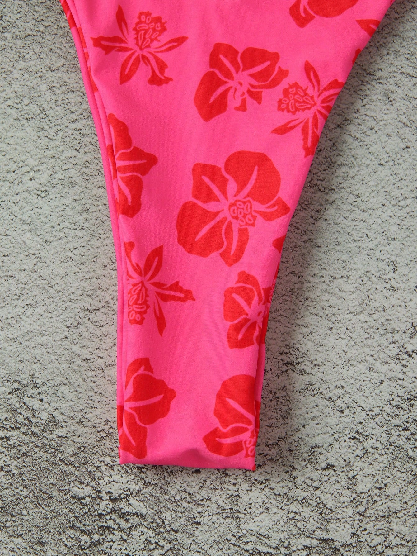 Women's Floral Print Sexy Bandeau Bikini Swimwear Set Summer Spring