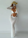 Swim SXY Springbreak Women's Sexy Tight-Fitting Sports Swimwear Holiday Beach Party Elegant Special Fabric