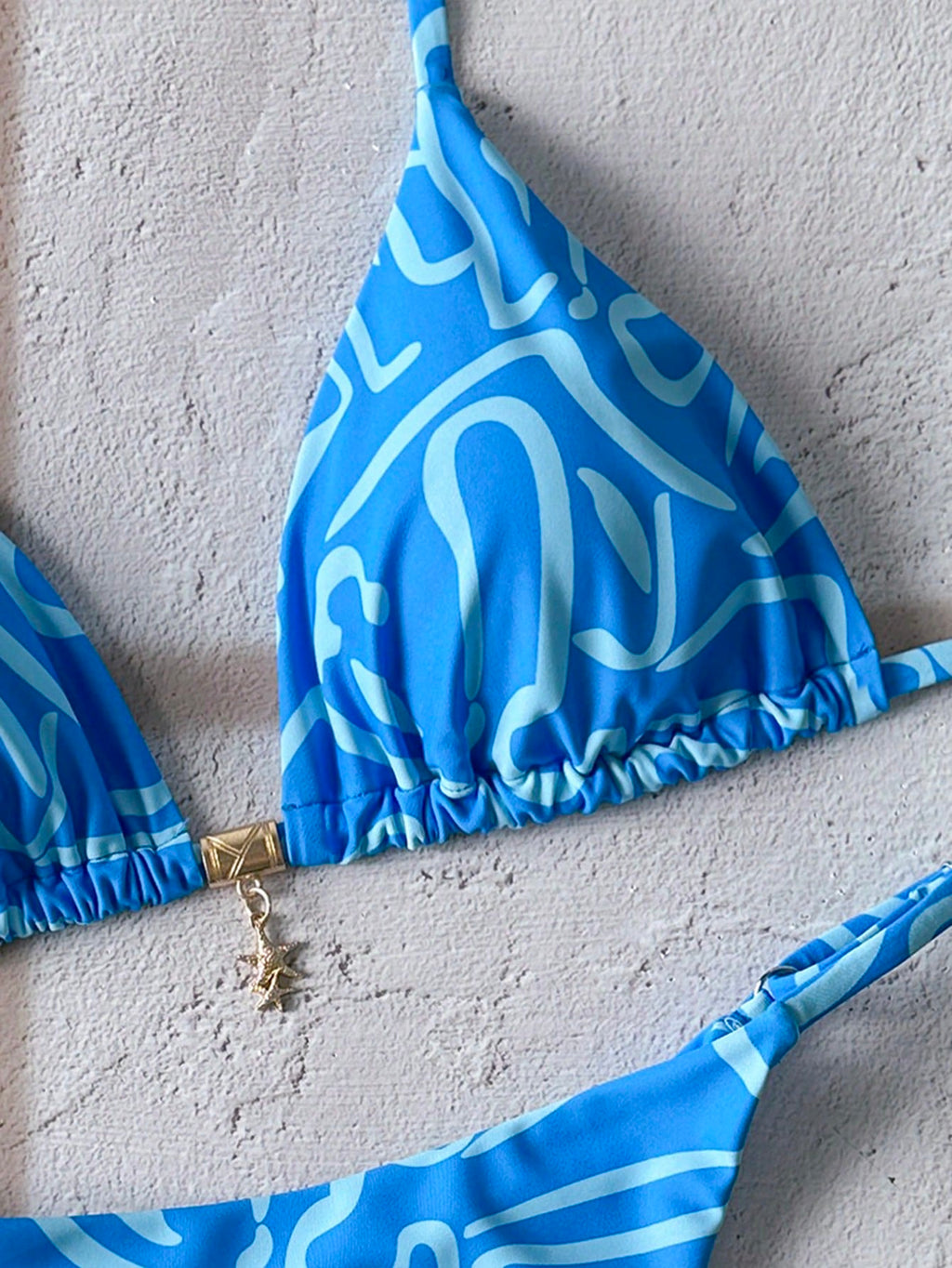 Elavelle Springbreak Women Beach Outfit, Random Print Spaghetti Strap