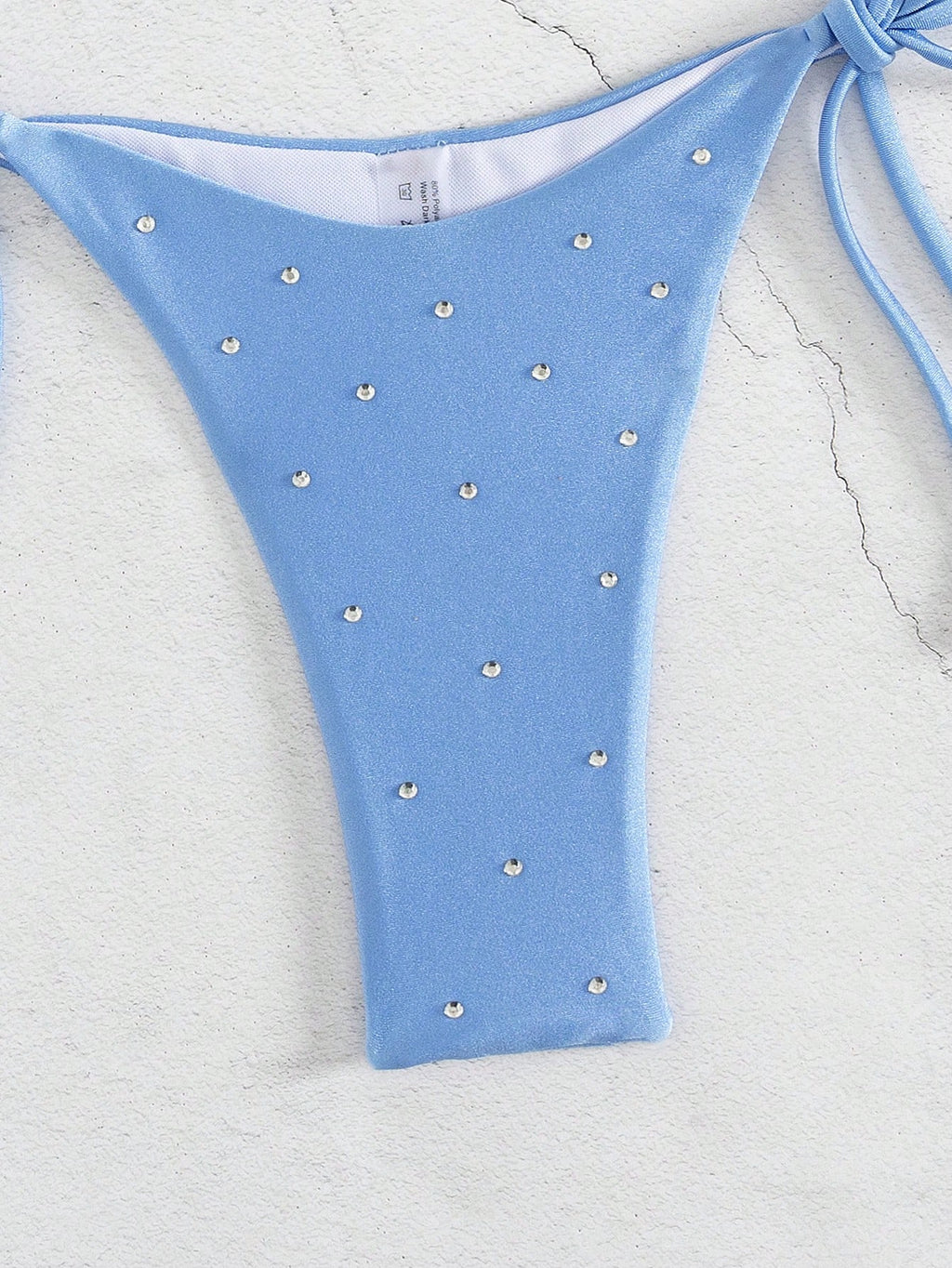New Arrival Women Rhinestone Decor Bikini Two Pieces Swimwear Set, European & Am