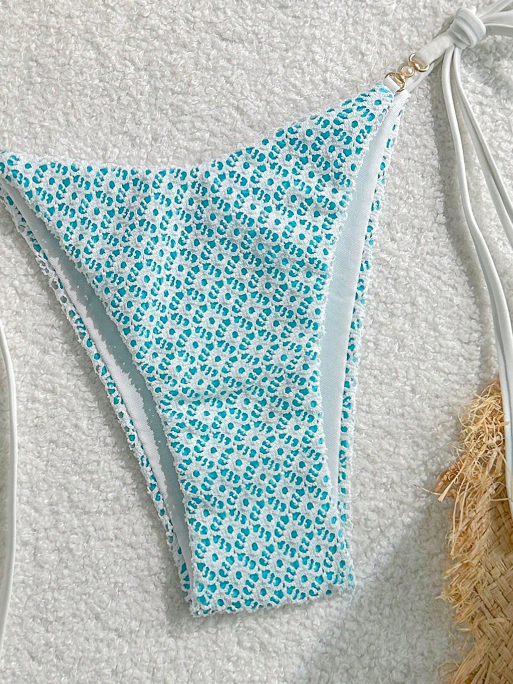 Swim Mod Springbreak Women's Sexy Halter Tie Front Bikini Set, Summer