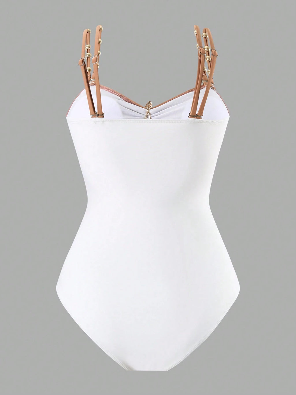 Swim Oasis Plus Size Onepiece Swimsuit, Ombre Blue To Navy Starfish Metal Decor, Simple & Elegant Beach - image 12
