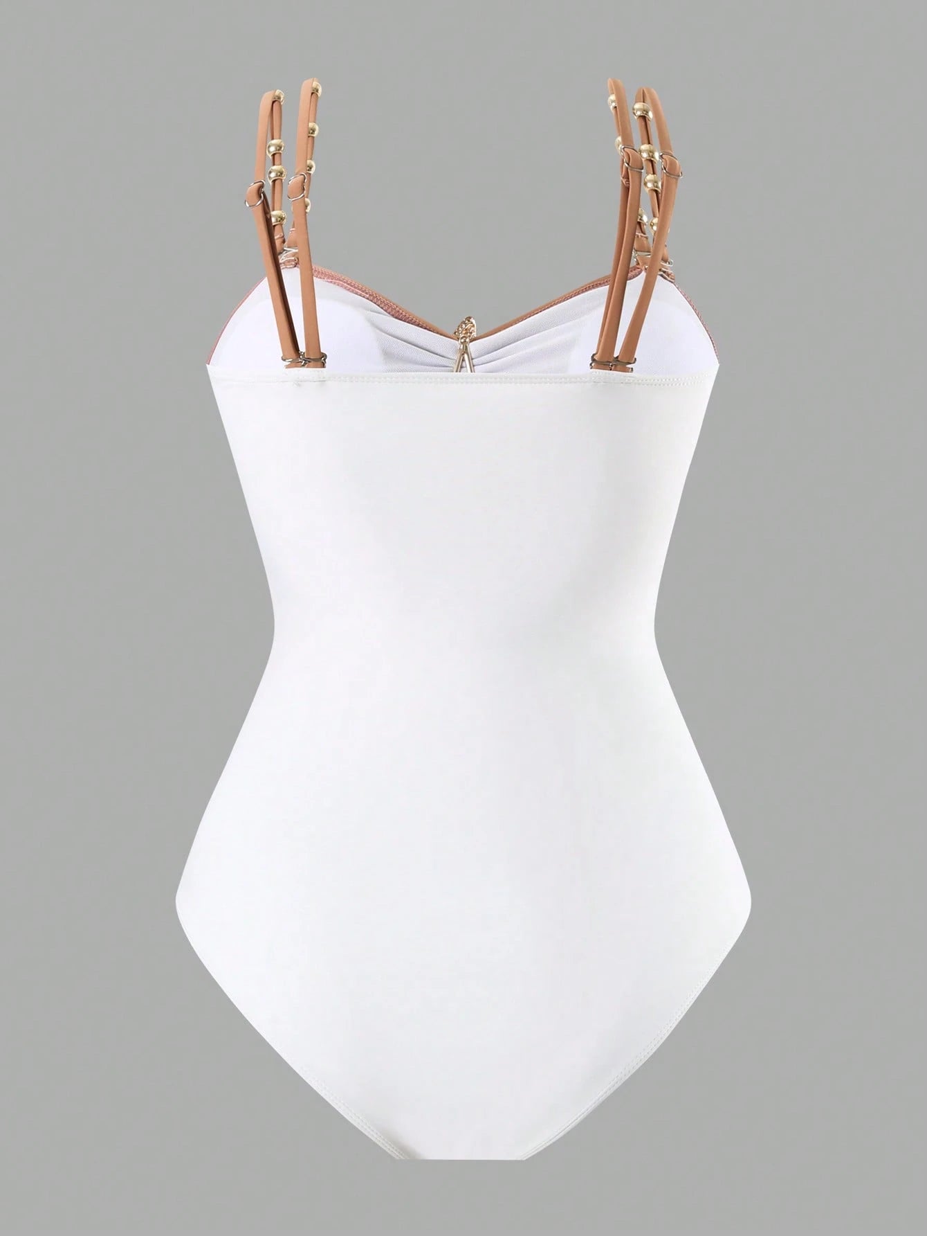 Swim Oasis Plus Size Onepiece Swimsuit, Ombre Blue To Navy Starfish Metal Decor, Simple & Elegant Beach - image 12