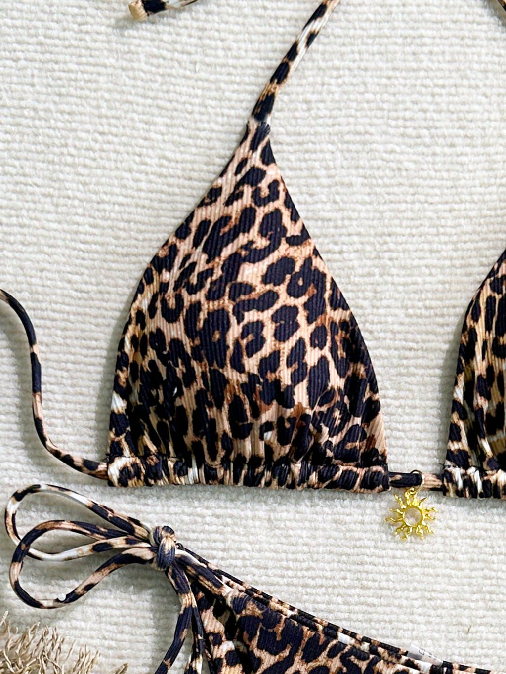 2025 Women's Sexy Leopard Print Bikini 2-Piece Swimwear Vacation