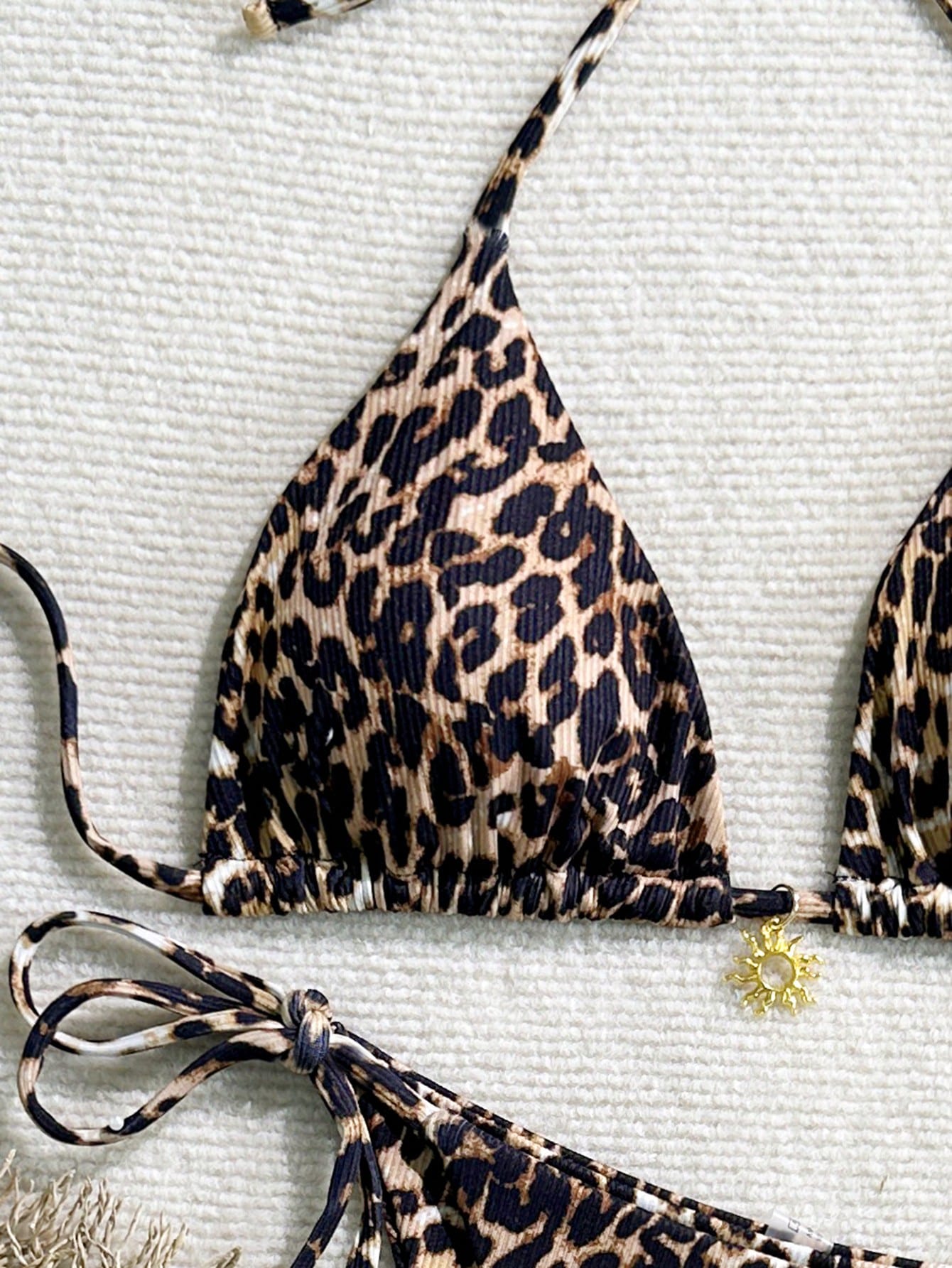 2025 Women's Sexy Leopard Print Bikini 2-Piece Swimwear Vacation