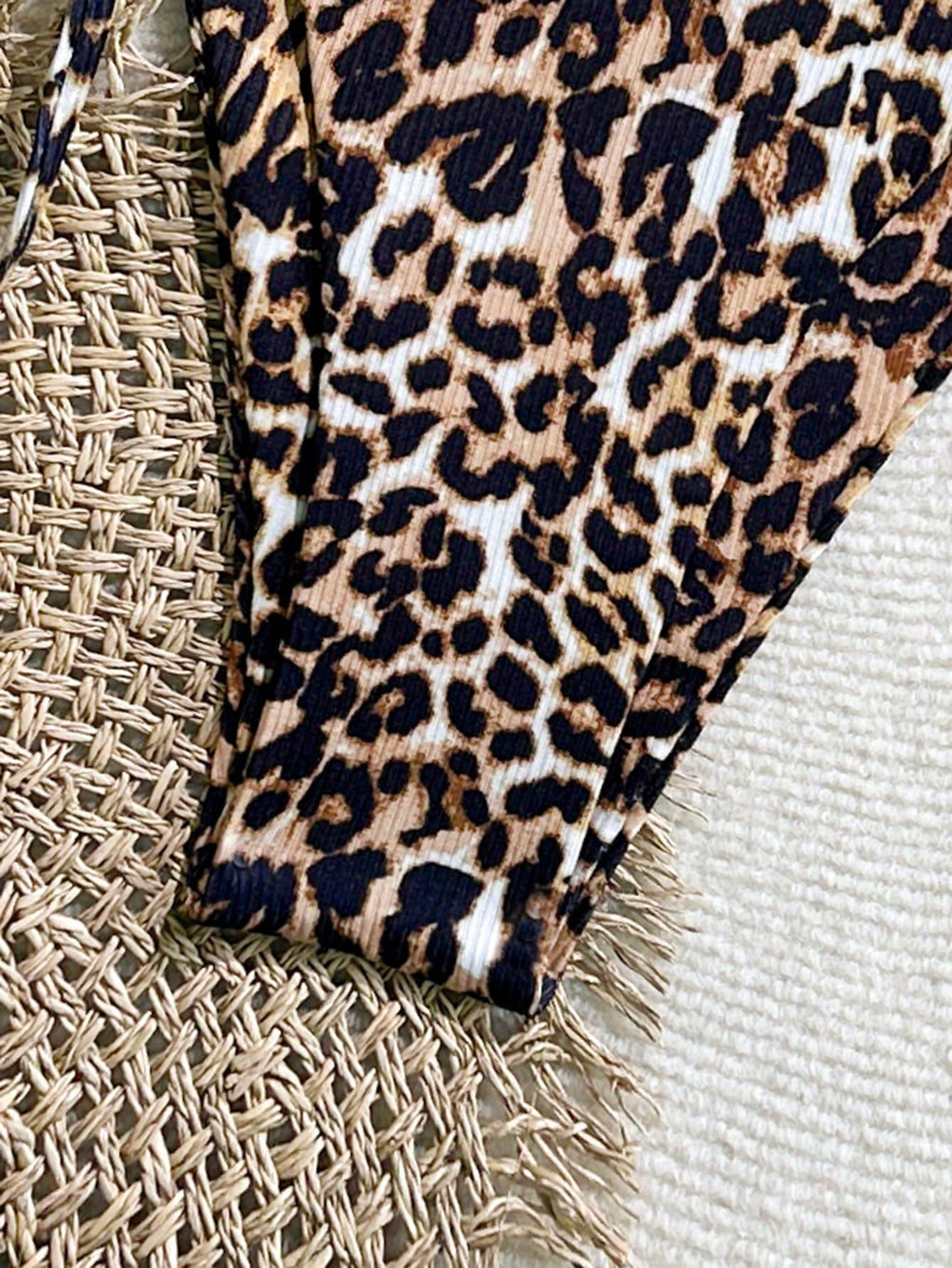 2025 Women's Sexy Leopard Print Bikini 2-Piece Swimwear Vacation