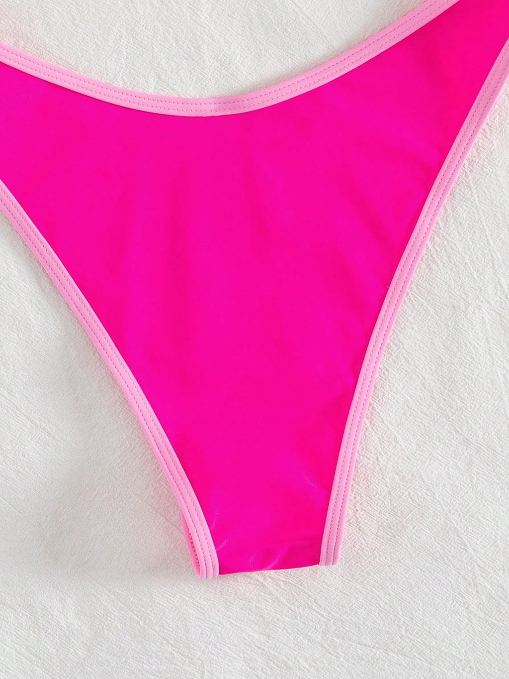 PEPPERMOLLY New Solid Color Soft Padded Halter Tie Sexy Bikini,