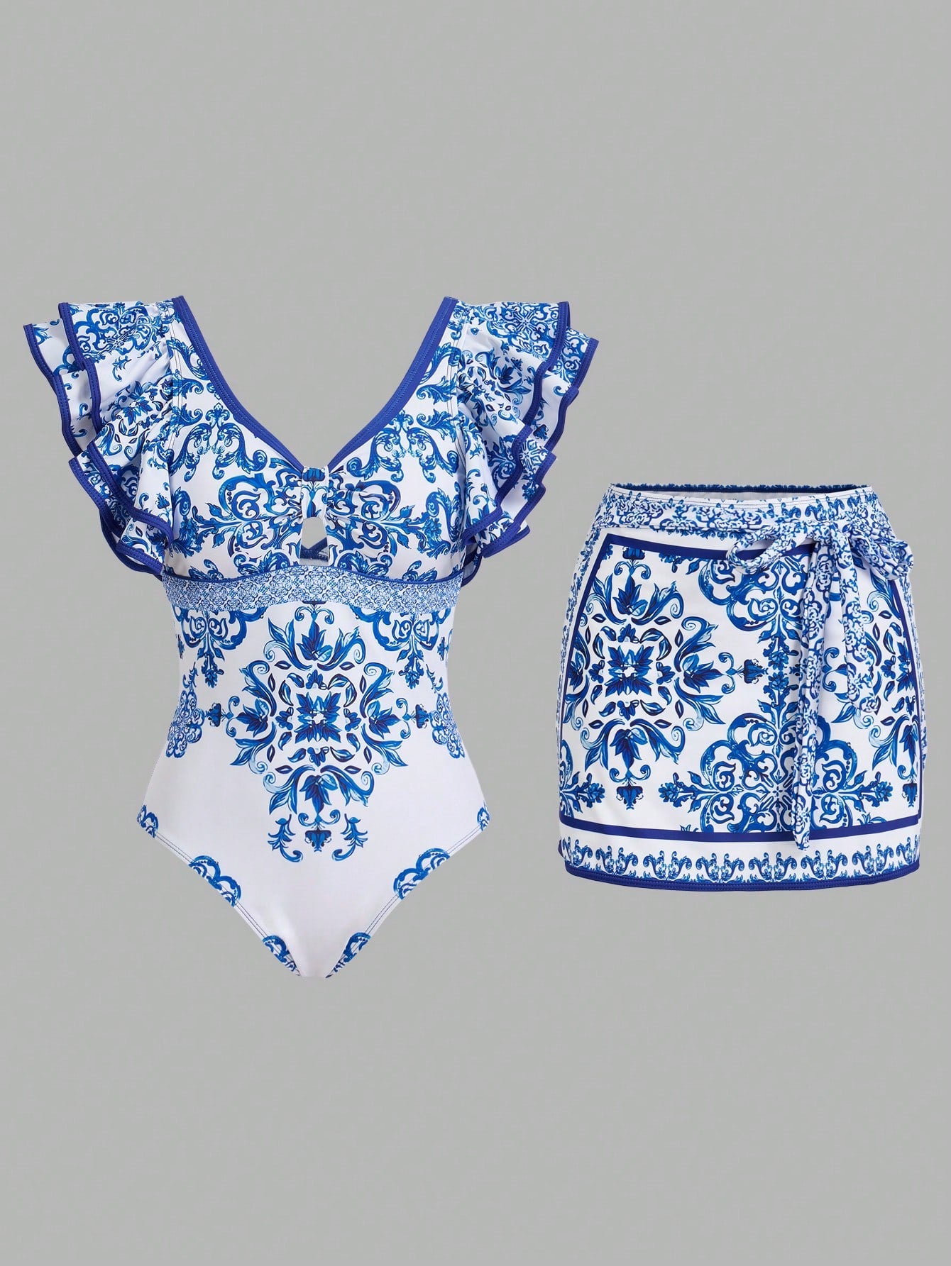 Swim Oasis 2026 Spring/Summer New Women's Plus Size Fashion Sexy Digital Print Design Shoulder Strap - image 8