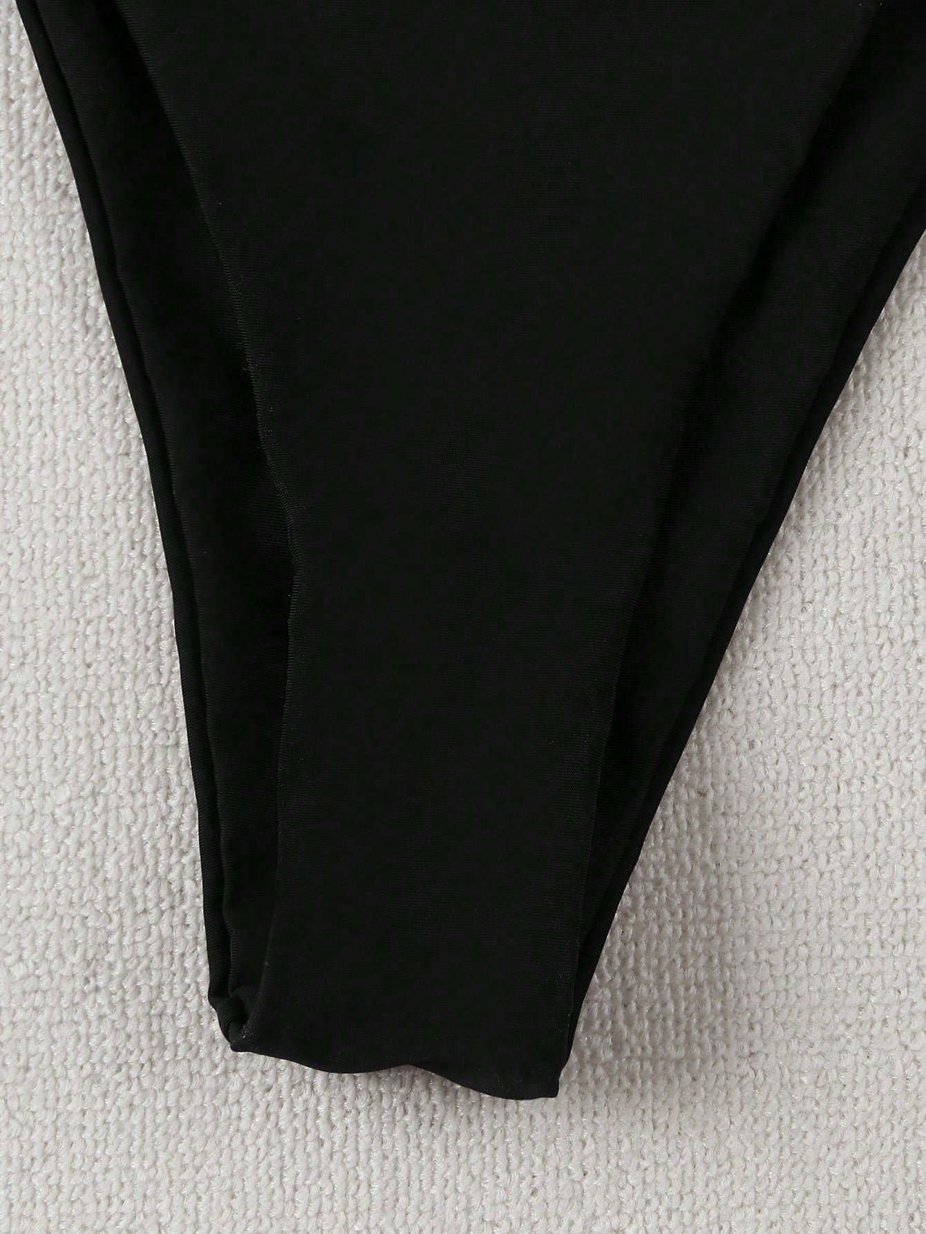 Polovedo Official New Arrival Spring/Summer Sexy Solid Black Bikini Swimwear, Be