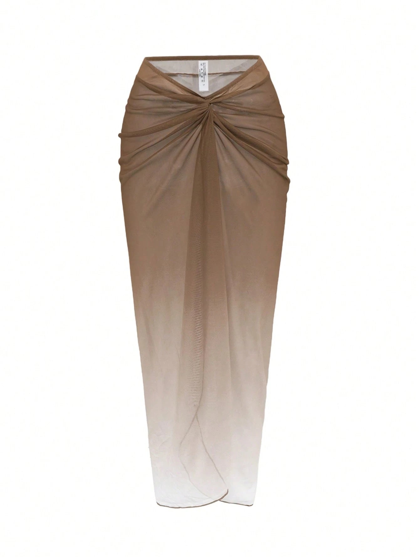 Swim Oasis Women's Twist Gradient Chiffon Cover Up Dress, Suitable For Summer Vacation - image 4