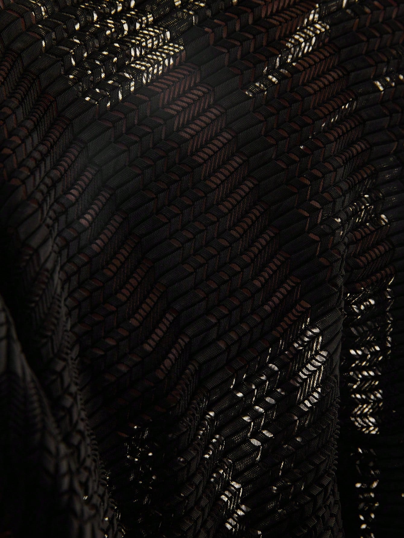 Swim Lushoire Plus Size Women's Solid Black Lace Drawstring Sides Sleeveless Sexy Casual Beach Dress Cover Up - image 7