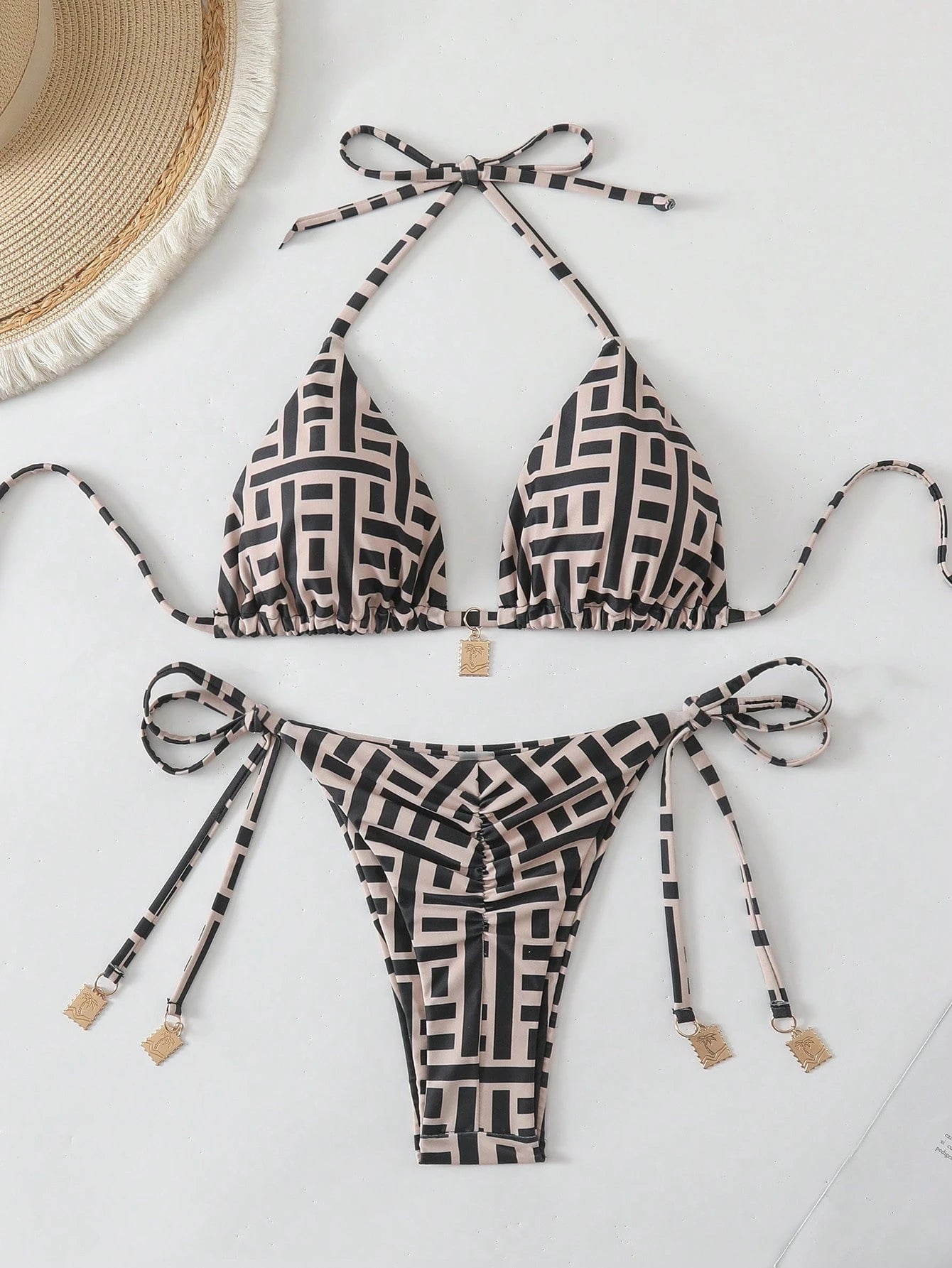 Swim Chiccia Springbreak Women Summer Random Floral Printed Metal