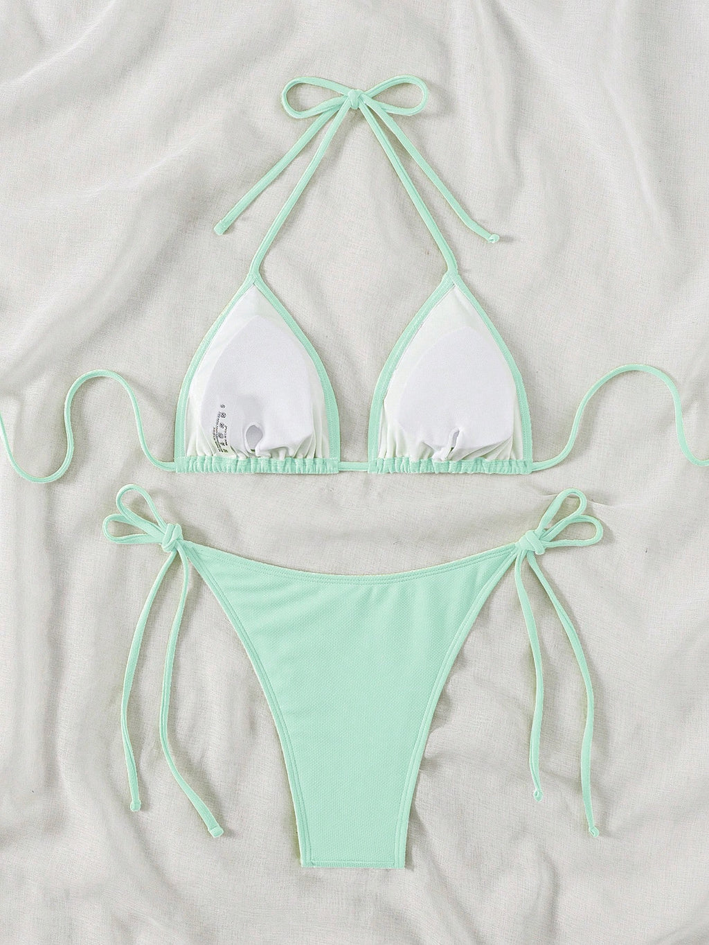 Swim Basics 2026 Spring/Summer Black Special Fabric Women's Bikini
