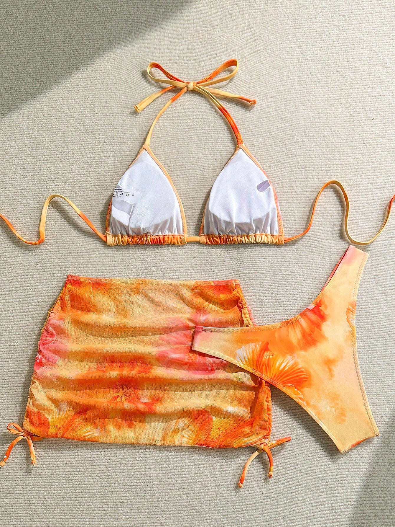 Soleia Women's Floral Print Vacation Beach Bikini Set