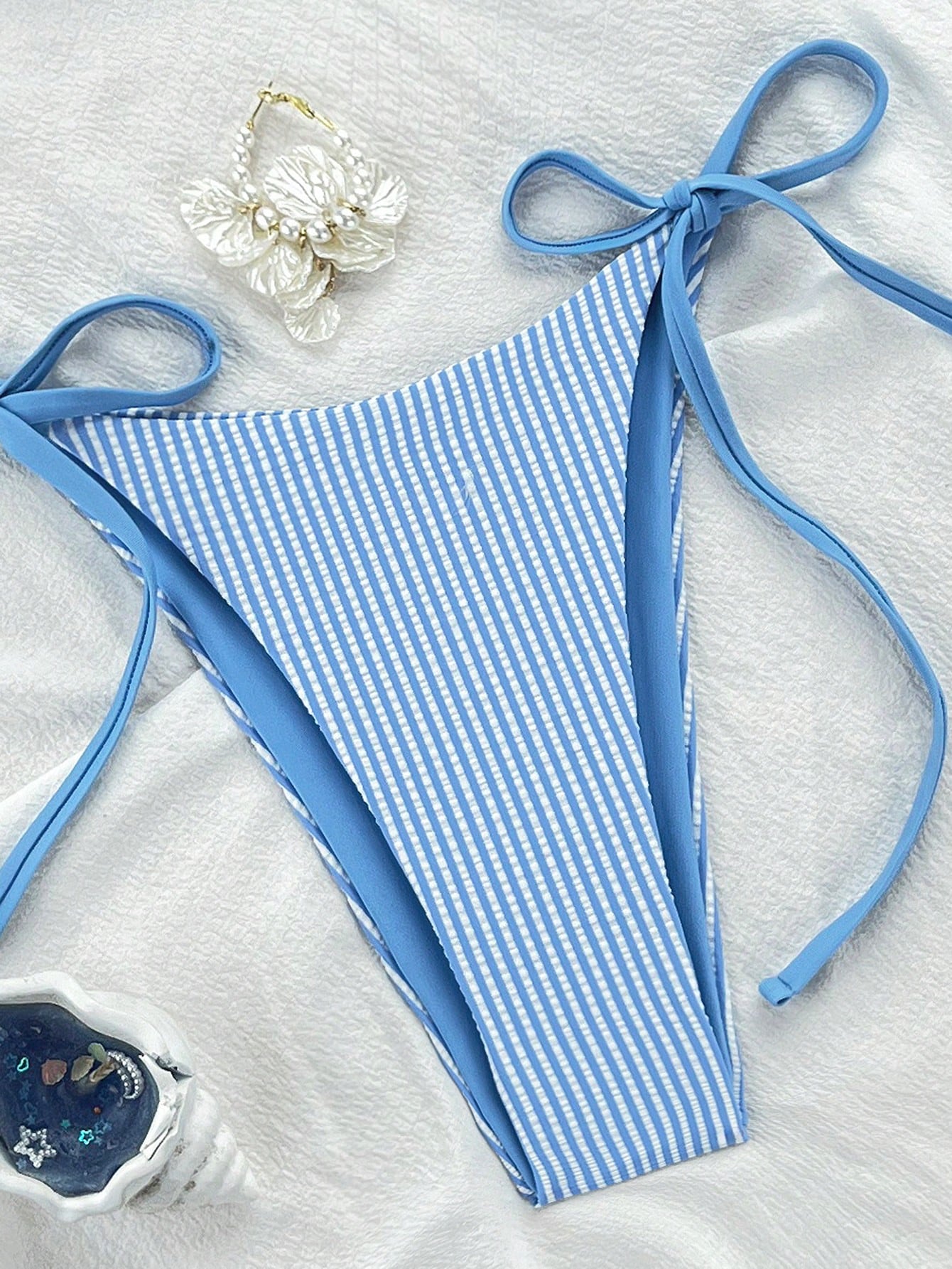 Swim Mod Yellow & Pink Contrast Spaghetti Strap Bikini Two Pieces